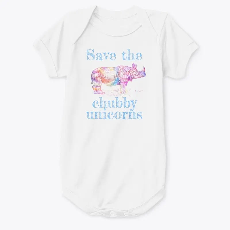 Save the chubby unicorns gear