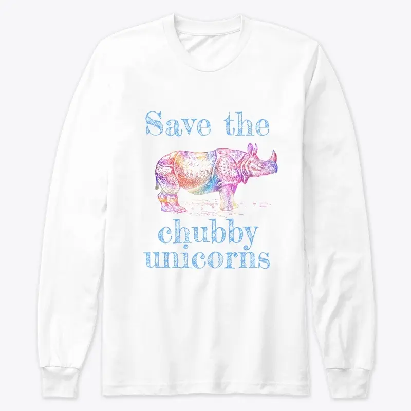 Save the chubby unicorns gear