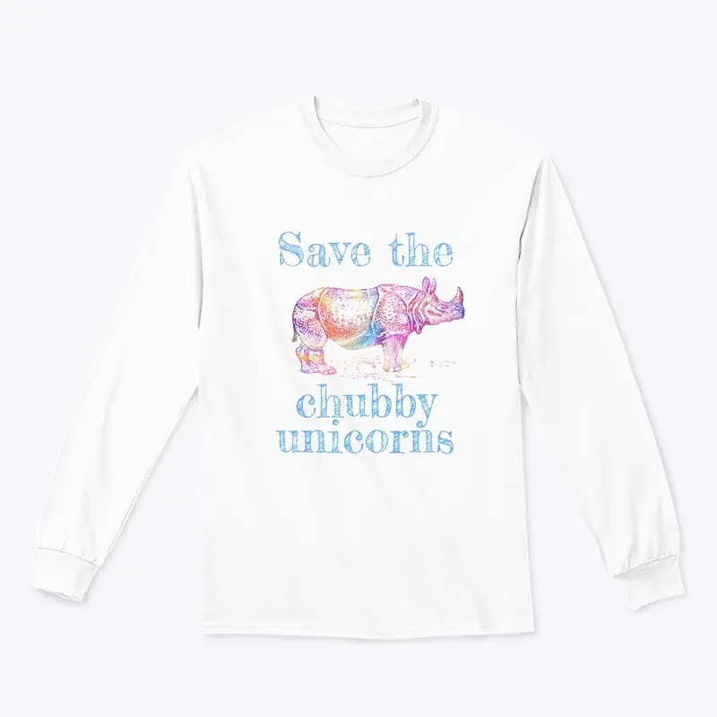 Save the chubby unicorns gear